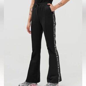 DAILY PAPER Black Etape Flare Leg Jogger Pants--NWT--M